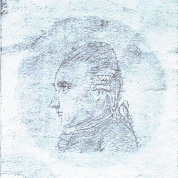 Bernhard Crespel, gezeichnet von Johann Wolfgang von Goethe