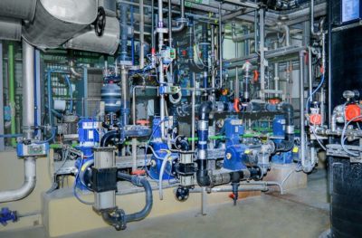 DEFIN-Anlage zur Produktion oxydierter, primär kationischer Weizenstärkeprodukte für die Papierindustrie bei Crespel & Deiters