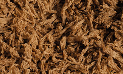 The light brown Trigovit® Tex Fibres SBM 111 are textured wheat proteins for feed applications in animal feed | Crespel & Deiters